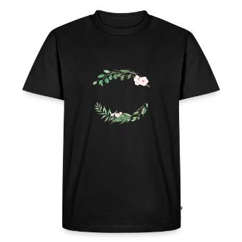 lovely_wreath_4 - T-shirt Premium bio Homme - noir - Devant - Nico (187cm)