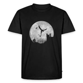 royaume des dragons - T-shirt Premium bio Homme - noir - Devant - Nico (187cm)