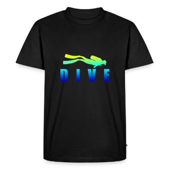 Diving DIVE Scuba Diving Diver idée cadeau - T-shirt Premium bio Homme - noir - Devant - Nico (187cm)
