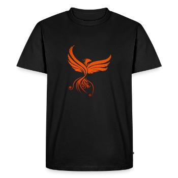 Egypte symbole Phénix idée de cadeau - T-shirt Premium bio Homme - noir - Devant - Nico (187cm)
