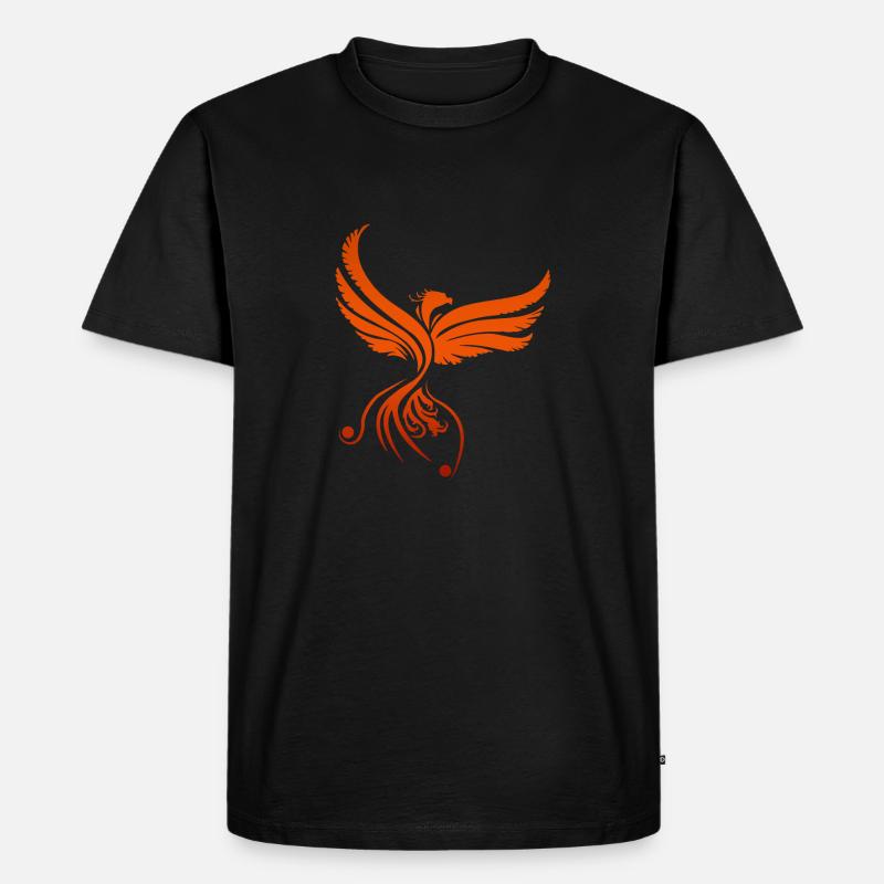 Ägypten Symbol Phönix Geschenkidee - Männer Premium Bio T-Shirt - Schwarz
