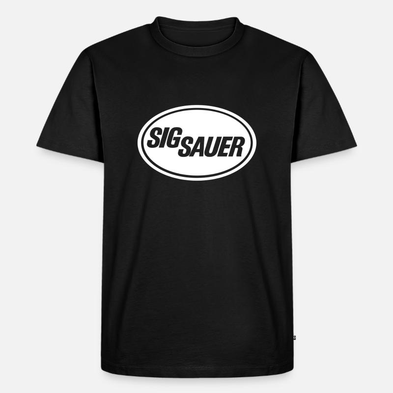 Sig Sauer - Männer Premium Bio T-Shirt - Schwarz