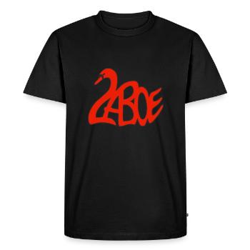 Rouge Laboeschwan - T-shirt Premium bio Homme - noir - Devant - Nico (187cm)