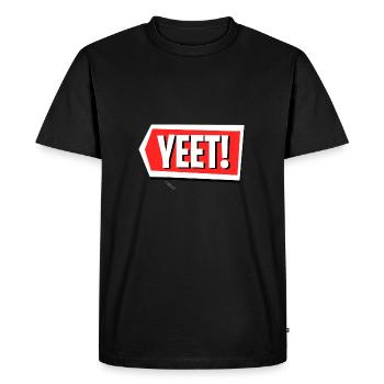 Ouais! - T-shirt Premium bio Homme - noir - Devant - Nico (187cm)