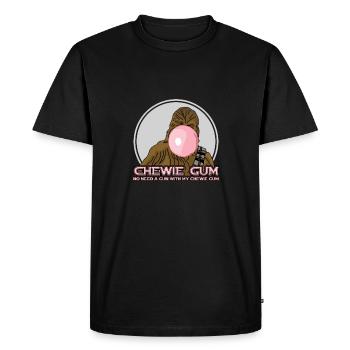 CHEWIE GUM ! - T-shirt Premium bio Homme - noir - Devant - Nico (187cm)