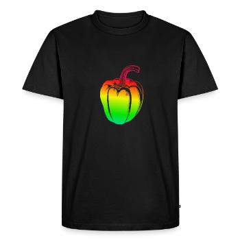 3 in 1 pepper - Men's Premium Organic T-Shirt - black - Front - Nico (187cm)