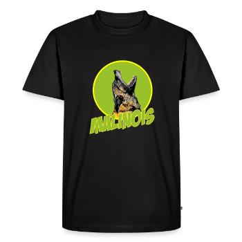 Malinois - T-shirt Premium bio Homme - noir - Devant - Nico (187cm)