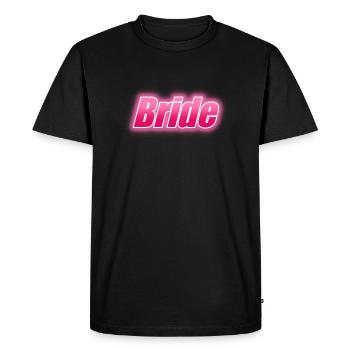 BRIDE - Men's Premium Organic T-Shirt - black - Front - Nico (187cm)
