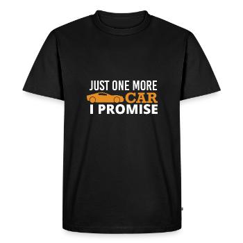 Juste une voiture de plus, je promets un cadeau aux amoureux de la voiture - T-shirt Premium bio Homme - noir - Devant - Nico (187cm)