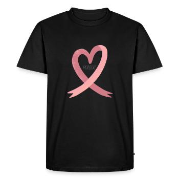 POWER - T-shirt Premium bio Homme - noir - Devant - Nico (187cm)