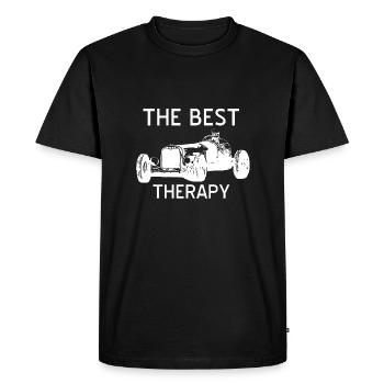 Voiture - T-shirt Premium bio Homme - noir - Devant - Nico (187cm)