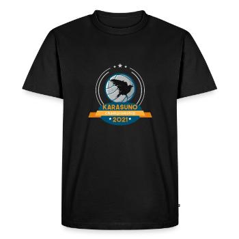 Karasuno Champions 2021 - T-shirt Premium bio Homme - noir - Devant - Nico (187cm)