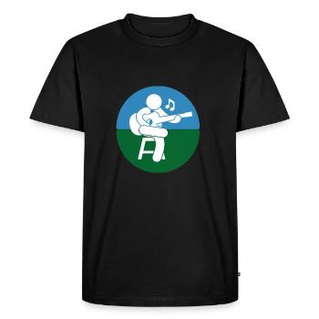 musicien - T-shirt Premium bio Homme - noir - Devant - Nico (187cm)