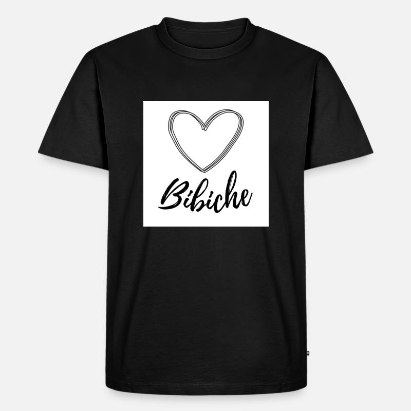 BIBICHE - Männer Premium Bio T-Shirt - Schwarz