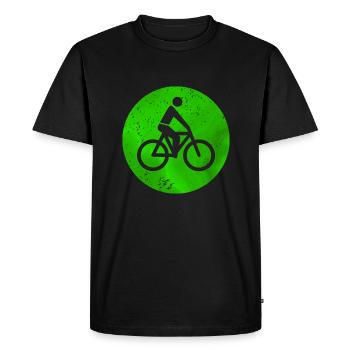 Feux de signalisation de vélo - T-shirt Premium bio Homme - noir - Devant - Nico (187cm)