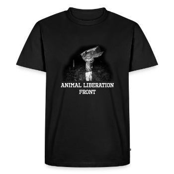 ALF volant des cages - T-shirt Premium bio Homme - noir - Devant - Nico (187cm)
