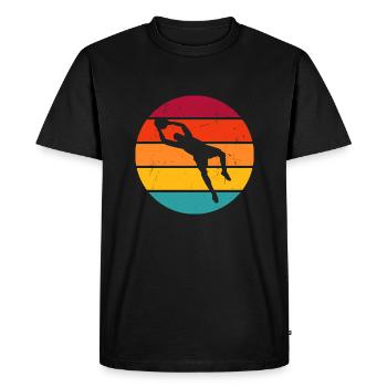 Football Gardien de but Footballeurs Gardiens de but Gardiens de but - T-shirt Premium bio Homme - noir - Devant - Nico (187cm)