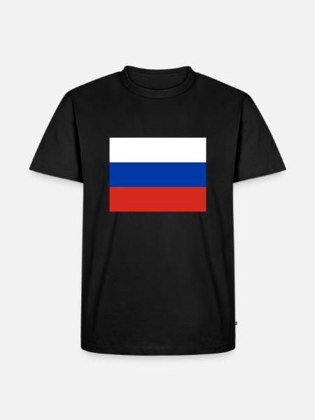 russia - Men's Premium Organic T-Shirt - black