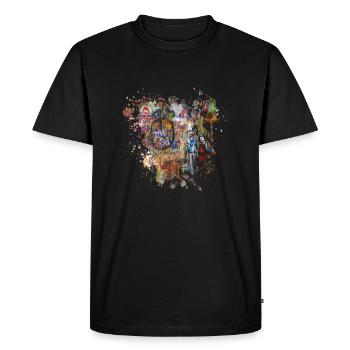 Graffiti Spray - T-shirt Premium bio Homme - noir - Devant - Nico (187cm)