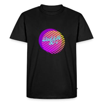 Back To The 80' S - T-shirt Premium bio Homme - noir - Devant - Nico (187cm)