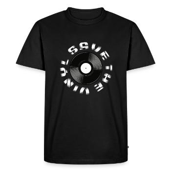 Save The Vinyl - Men's Premium Organic T-Shirt - black - Front - Nico (187cm)