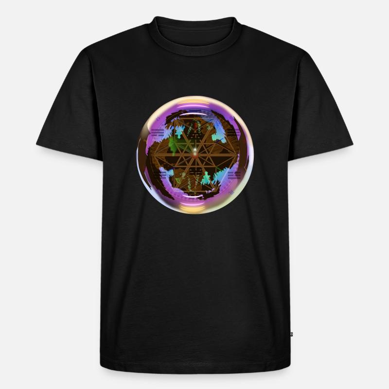 BubbleZsoraat - Männer Premium Bio T-Shirt - Schwarz