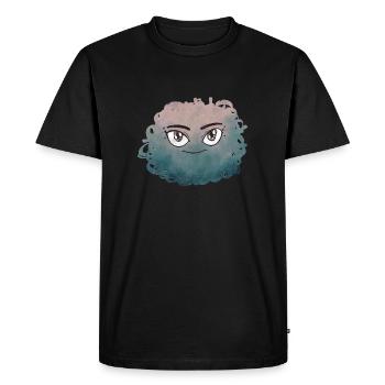 Petit Monstre pelote n°6 - T-shirt Premium bio Homme - noir - Devant - Nico (187cm)