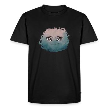 Petit Monstre pelote n°11 - T-shirt Premium bio Homme - noir - Devant - Nico (187cm)