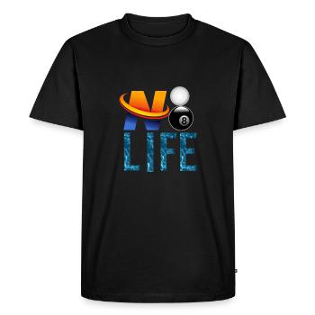 NO BILLARD, NO LIFE - T-shirt Premium bio Homme - noir - Devant - Nico (187cm)