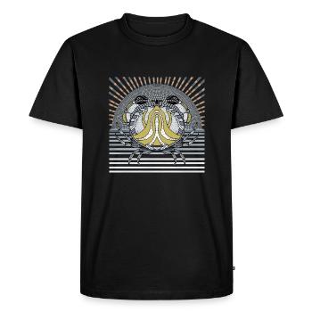Crabe - T-shirt Premium bio Homme - noir - Devant - Nico (187cm)