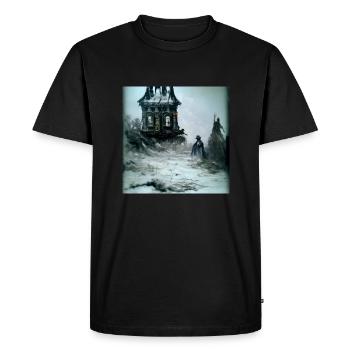 Maison victorienne - T-shirt Premium bio Homme - noir - Devant - Nico (187cm)