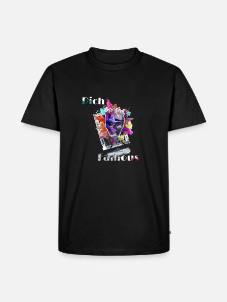 Rich and famous - Männer Premium Bio T-Shirt - Schwarz