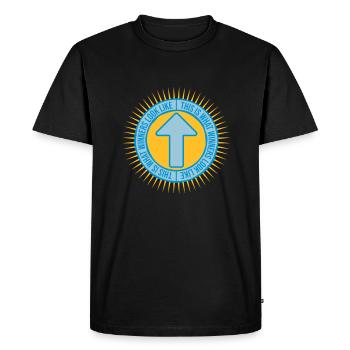 À quoi ressemblent les gagnants - T-shirt Premium bio Homme - noir - Devant - Nico (187cm)