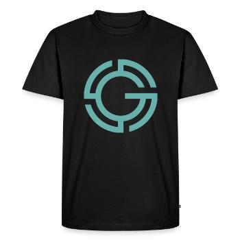 G Marque de vêtements - T-shirt Premium bio Homme - noir - Devant - Nico (187cm)