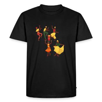 Africa - Men's Premium Organic T-Shirt - black - Front - Nico (187cm)