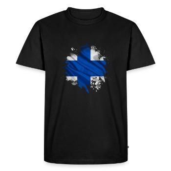 Finland Suomi helsinki scandinavia viking - Men's Premium Organic T-Shirt - black - Front - Nico (187cm)