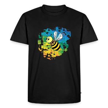 Insecte - T-shirt Premium bio Homme - noir - Devant - Nico (187cm)