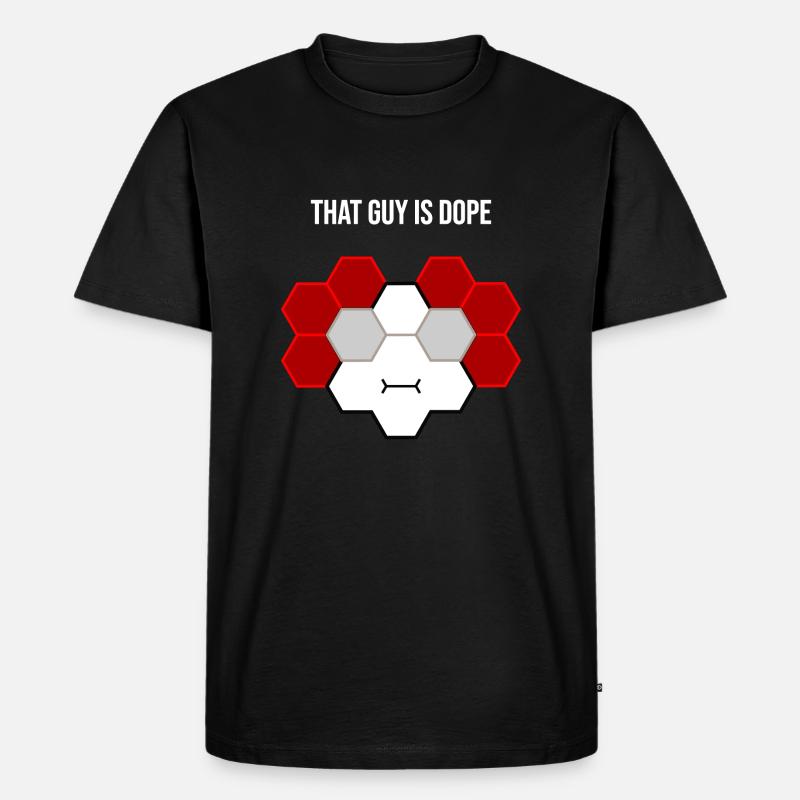 That guy is cool - Männer Premium Bio T-Shirt - Schwarz