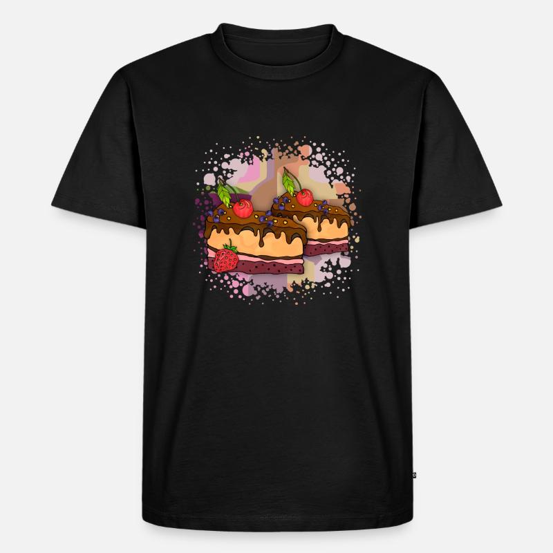 Cake - Men's Premium Organic T-Shirt - black