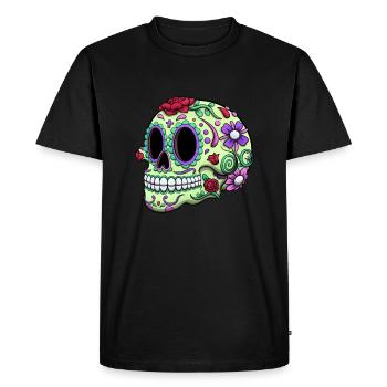 Calavera : Hôtels - T-shirt Premium bio Homme - noir - Devant - Nico (187cm)
