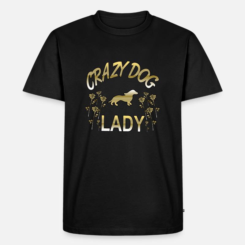 Dackel - Männer Premium Bio T-Shirt - Schwarz