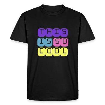 C’est tellement cool - T-shirt Premium bio Homme - noir - Devant - Nico (187cm)