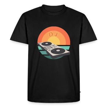 Mischpult SunSet DJ Mixer - T-shirt Premium bio Homme - noir - Devant - Nico (187cm)