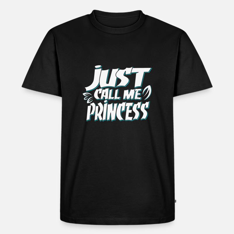 Appelez-moi simplement Princesse - T-shirt Premium bio Homme - noir