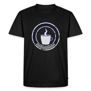 ne me parle pas - T-shirt Premium bio Homme - noir - Devant - Nico (187cm)