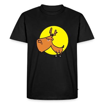 rennes têtus - T-shirt Premium bio Homme - noir - Devant - Nico (187cm)