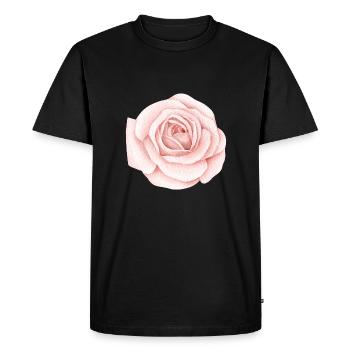 Rose - T-shirt Premium bio Homme - noir - Devant - Nico (187cm)