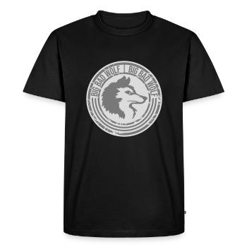 big bad wolf quote - Men's Premium Organic T-Shirt - black - Front - Nico (187cm)