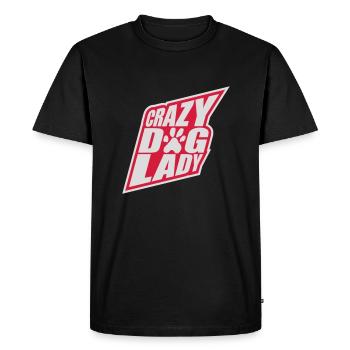 Citation de Crazy Dog Lady - T-shirt Premium bio Homme - noir - Devant - Nico (187cm)