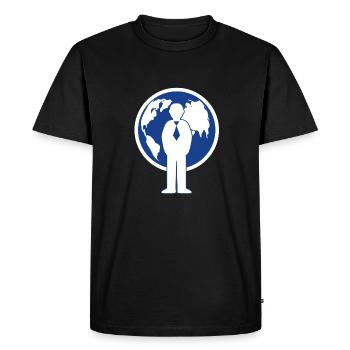 La Terre - T-shirt Premium bio Homme - noir - Devant - Nico (187cm)